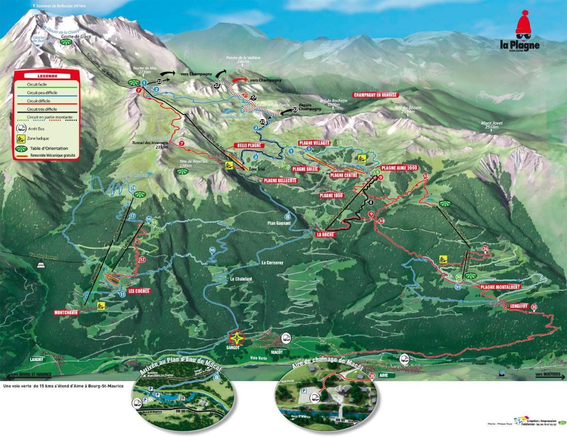 Y'Hello Studio Macot-la-Plagne Eksteriør bilde